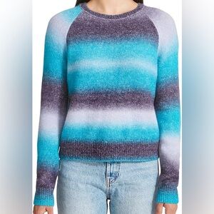 BB Dakota Blue and Gray Gradient Sweater